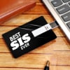 Best Sis Ever Card Pen Drive (64 GB) Online