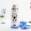 Buy Black Panther - Themed Bag And Bottle Combo - Personalized -  Blue