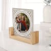 Buy Blossoming Love Personalized Acrylic Frame With Wooden Base