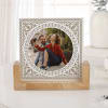 Shop Blossoming Love Personalized Acrylic Frame With Wooden Base