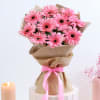 Bouquet of 10 Pink Gerberas Online
