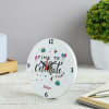 Gift Celebrations Personalized Wooden Table Clock