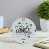 Celebrations Personalized Wooden Table Clock Online