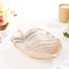 Gift Ceramic Leaf Plate - Rose Gold