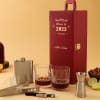 Cheers to New Year Personalized Bar Set - Maroon Online