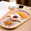 Chip And Dip Platter - Oval - Iris - Single Piece Online