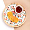 Gift Chip And Dip Platter - Round - Iris - Single Piece