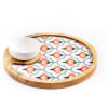 Buy Chip And Dip Platter - Round - Iris - Single Piece