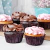 Gift Chocolate and Vanilla Cupcakes (Pack of 6)