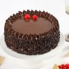 Gift Chocolate Cake with Chocolate Chips & Cherry Toppings (Half Kg)