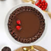 Buy Chocolate Cake with Chocolate Chips & Cherry Toppings (Half Kg)