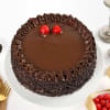 Chocolate Cake with Chocolate Chips & Cherry Toppings (Half Kg) Online