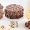 Chocolate Roses Cream Cake Online