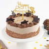 Chocolatey Stars Anniversary Cake (500 Gm) Online