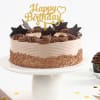 Gift Chocolatey Stars Birthday Cake (500 Gm)