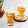 Chug It Personalized Beer Glasses Set of 2 Online