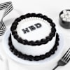 Gift Classic Black And White Cake