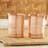 Gift Copper Water Bottle with 2 Glasses