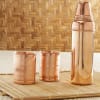 Copper Water Bottle with 2 Glasses Online