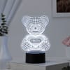 Cuddly Bear Personalized Black Base LED Lamp Online