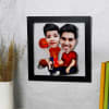 Buy Dad And Son Personalized Caricature Photo Frame
