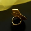 Gift Designer Adjustable Handmade Ring in Brass