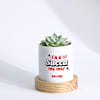 Echeveria Succulent And Personalized Planter Online