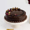 Buy Elegant Floral Bliss With Chocolate Cake