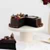 Shop Elegant Floral Bliss With Chocolate Cake