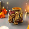 Shop Elephant Hand Painted T-Light Holder