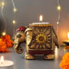 Elephant Hand Painted T-Light Holder Online