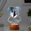 Gift Everlasting Love - Personalized Wooden Base LED Lamp