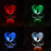 Buy Everlasting Love - Personalized Wooden Base LED Lamp