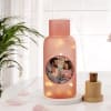 Gift Family Crossword Personalized LED Light Pink Bottle