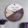 Family Name Personalized Wooden Wall Clock Online