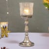 Gift Festive Glass T-Light/Candle Stand (Set of 2)