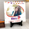 Festoons Personalized Birthday Tile Online