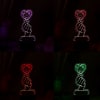 Buy Finger Heart Personalized Black Base LED Lamp