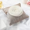 Buy Floral Charm Cushion Cover - Grey