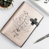 Gift Floral Essence Personalized PU Leather Diary