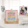 Shop Friendship Personalized Double Side Frame And Chocolate Combo