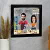 Gift Fun Loving Personalized Frame For Rakhi