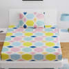 Gift Geometric Print Fitted Single Bedsheet