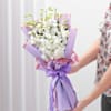 Gift Graceful White Orchid Bouquet