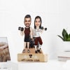 Gift Gym Couple Personalized Caricature