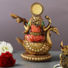 Buy Hand Painted Goddess Saraswati Idol