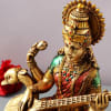 Shop Hand Painted Goddess Saraswati Idol