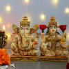 Hand Painted Lakshmi And Ganesha Idols Online