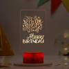 Happy Birthday Brown Base LED Lamp Online