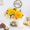 Happy Birthday Floral Choco Arrangement Online